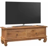 TV staliukas Televizoriaus stovas su stalčių Natūrali 110 x 35 x 40 cm