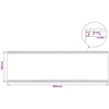 Tent su kilpom 2 vnt. Žalia 1,5 x 5 m 260 gsm PE