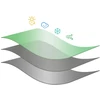 Tent su kilpom Mėlyna 4 x 5 m 260 gsm PE
