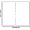 Augalų uždangalas 10 x 12 m PE Pusiau skaidri