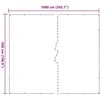 Augalų uždangalas 5 x 10 m PVC Skaidrus