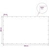 Tent su kilpom Žalia 3 x 5 m 140 gsm PE