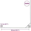Tentas, 650g/m², 3x6m, baltas