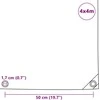 Tentas, 650g/m², 4x4m, baltas