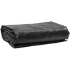 Tentinis audinys 650g / m² Juoda 1 x 2,5 m Drobė su PVC danga