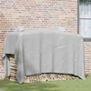Tentas, pilkos spalvos, 3x3m, 650g/m²