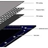 Tentas, žalias, 650g/m², 5x6m