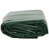 Tentinis audinys 650g / m² Žalia 3 x 4 m Drobė su PVC danga