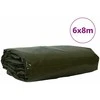 Tentinis audinys 650g / m² Alyvuogių žalia 6 x 8 m