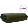 Tentinis audinys 650g / m² Alyvuogių žalia 5 x 5 m