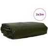 Tentinis audinys 650g / m² Alyvuogių žalia 3 x 3 m