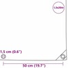 Tentinis audinys 650g / m² Alyvuogių žalia 1,5 x 20 m