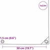 Tentinis audinys 650g / m² Oranžinė 1 x 2,5 m Drobė su PVC danga