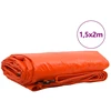 Tentinis audinys 650g / m² Oranžinė 1,5 x 2 m Drobė su PVC danga