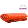 Tentinis audinys 650g / m² Oranžinė 1,5 x 6 m Drobė su PVC danga