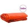 Tentinis audinys 650g / m² Oranžinė 3 x 6 m Drobė su PVC danga