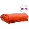 Tentinis audinys 650g / m² Oranžinė 3 x 5 m Drobė su PVC danga