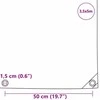 Tentinis audinys 650g / m² Oranžinė 3,5 x 5 m Drobė su PVC danga