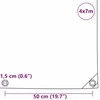Tentinis audinys 650g / m² Oranžinė 4 x 7 m Drobė su PVC danga
