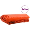 Tentinis audinys 650g / m² Oranžinė 5 x 5 m Drobė su PVC danga