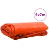 Tentinis audinys 650g / m² Oranžinė 5 x 7 m Drobė su PVC danga