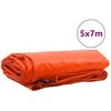Tentinis audinys 650g / m² Oranžinė 5 x 7 m Drobė su PVC danga