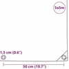 Tentinis audinys 650g / m² Oranžinė 5 x 5 m Drobė su PVC danga