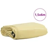 Tentinis audinys 650g / m² Smėlio 1,5 x 6 m Drobė su PVC danga