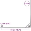 Tentinis audinys 650g / m² Smėlio 1,5 x 2 m Drobė su PVC danga