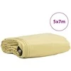 Tentinis audinys 650g / m² Smėlio 5 x 7 m Drobė su PVC danga