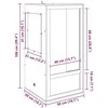 Terariumas Ruda 50 x 50 x 100 cm OSB