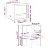 Terariumas Ruda 50 x 50 x 100 cm OSB