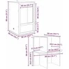 Terariumas Ruda 50 x 50 x 130 cm OSB