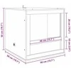 Terariumas Ruda 50 x 50 x 50 cm OSB
