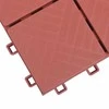 Terasinė Plytelė 10 pcs Raudona 30,5 x 30,5 x 2,2 cm
