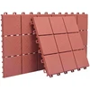 Terasinė Plytelė 10 vnt. Raudona 30,5 x 30,5 x 2,2 cm