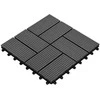 Terasinė Plytelė 11 pcs Pilka 30 x 30 cm MPK