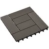 Terasinė Plytelė 11 pcs Tamsiai rudas 30 x 30 cm MPK