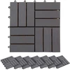 Terasinė Plytelė 20 pcs Pilka 30 x 30 cm