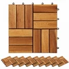 Terasinė Plytelė 20 pcs Ruda 30 x 30 cm Akacijos kietasis medis