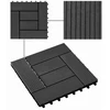 Terasinė Plytelė 22 pcs Juoda 30 x 30 cm MPK