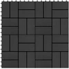 Terasinė Plytelė 22 pcs Juoda 30 x 30 cm MPK