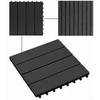 Terasinė Plytelė 22 pcs Juoda 30 x 30 cm MPK