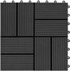 Terasinė Plytelė 22 pcs Juoda 30 x 30 cm MPK
