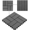 Terasinė Plytelė 22 pcs Pilka 30 x 30 cm MPK