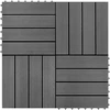 Terasinė Plytelė 22 pcs Pilka 30 x 30 cm MPK
