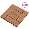 Terasinė Plytelė 22 pcs Ruda 30 x 30 cm MPK