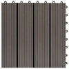 Terasinė Plytelė 22 pcs Tamsiai rudas 30 x 30 cm MPK