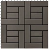 Terasinė Plytelė 22 pcs Tamsiai rudas 30 x 30 cm MPK
