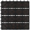 Terasinė Plytelė 22 pcs Tamsiai rudas 30 x 30 cm MPK